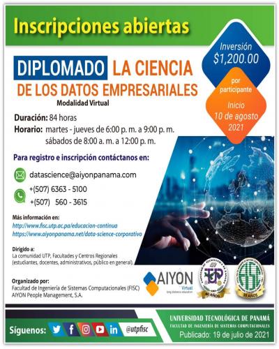 Diplomado La Ciencia de los Datos Empresariales